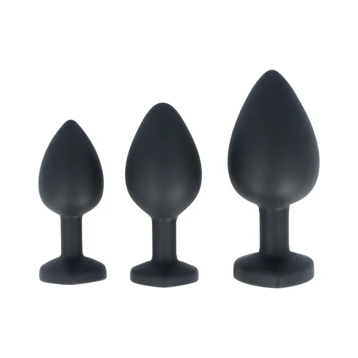 Virgite Anal | Plug Anale Virgite Nero Silicone Set 3 Pezzi Virgite Anal | Plug Anale Virgite Nero Silicone Set 3 Pezzi