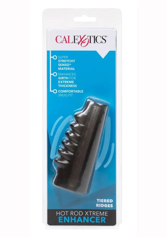 Extensions Hot Rod Xtreme Enhancer Penis Sleeve with Tiered Ridges Male Sex Toys