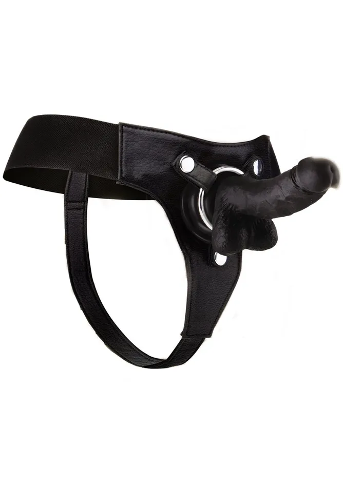 Shots Ouch Anal Realistic 7 Inch StrapOn Black