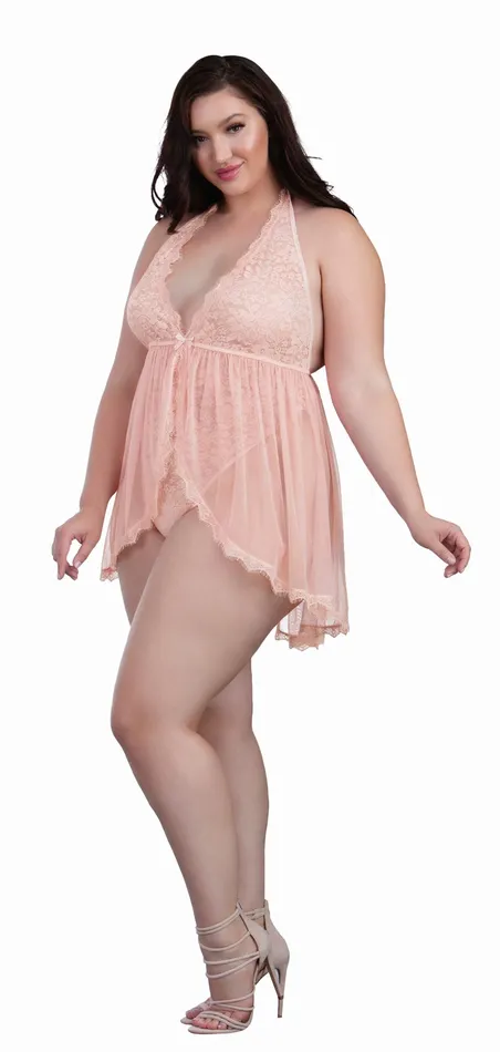Vibrators Dreamgirl Babydoll Queen Size Pink