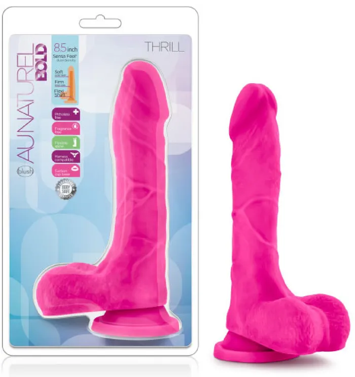 Blush Novelties Bold Thrill 85 Inch Dildo Pink Dildos