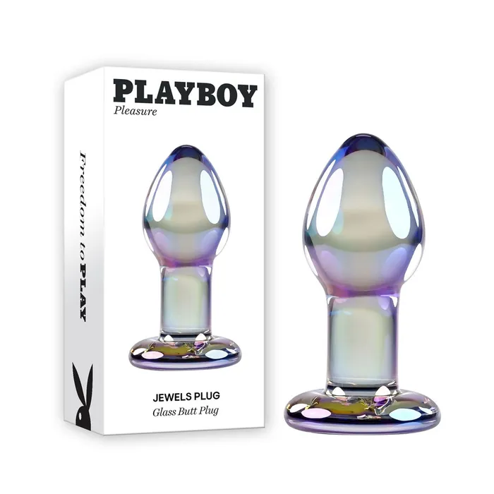Playboy Pleasure JEWELS PLUG Glass 85 cm Butt Plug Playboy Pleasure Anal
