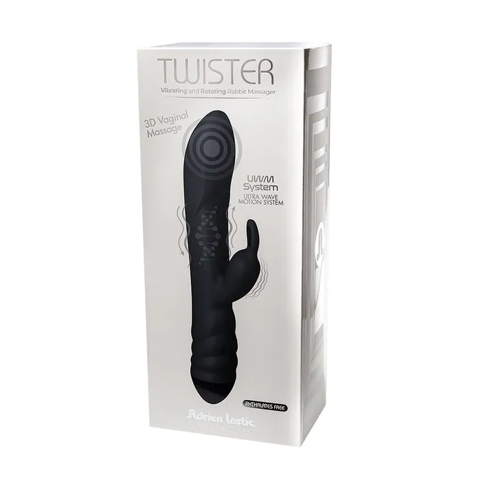 ADRIEN LASTIC TWISTER BLACK Vibrant Vibes Australia Quality Sex Toys Great Prices Anal