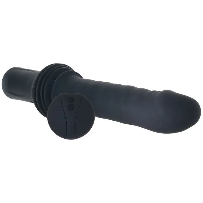 ns novelties Male Sex Toys Renegade Super Stroker Thrusting Vibe in Black