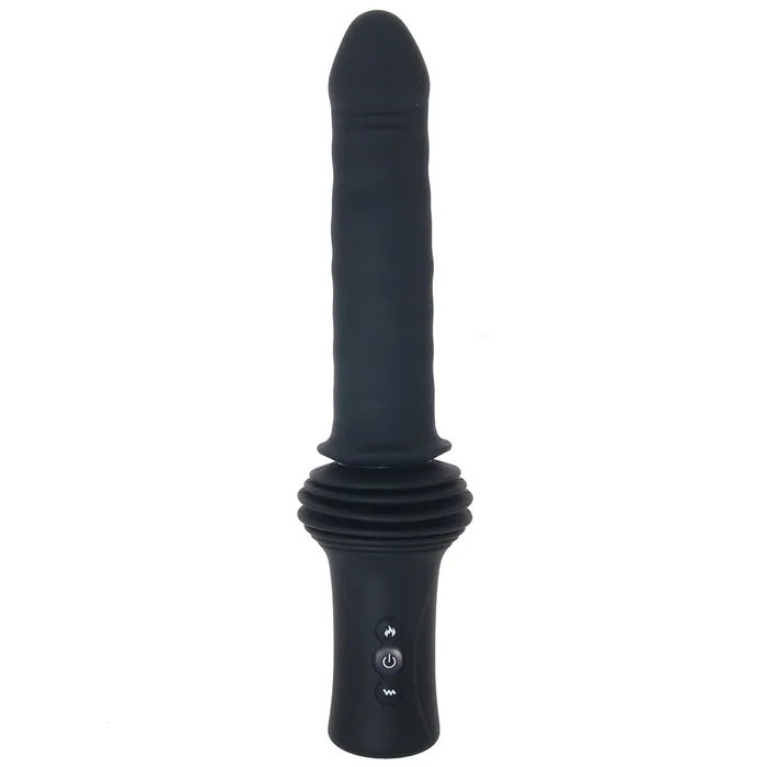 ns novelties Male Sex Toys Renegade Super Stroker Thrusting Vibe in Black
