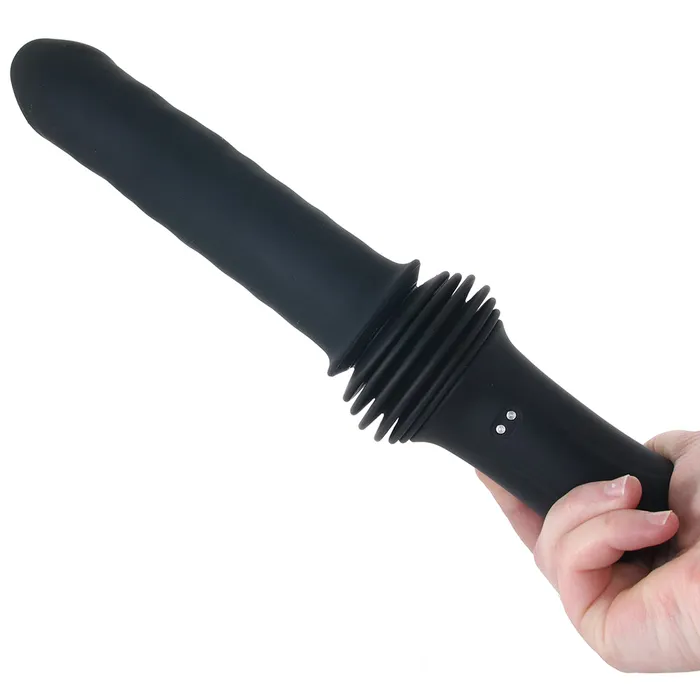 ns novelties Male Sex Toys Renegade Super Stroker Thrusting Vibe in Black