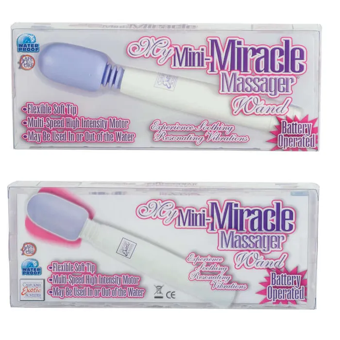 California Exotic Novelties Female Sex Toys My Mini Miracle Massager Wand