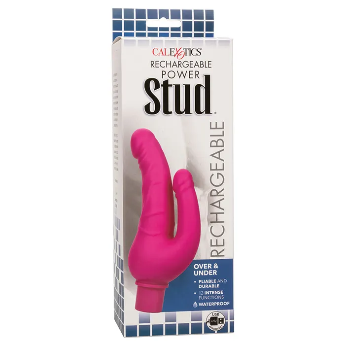 Rechargeable Power Stud Over UnderPink CAL EXOTICS Vibrators