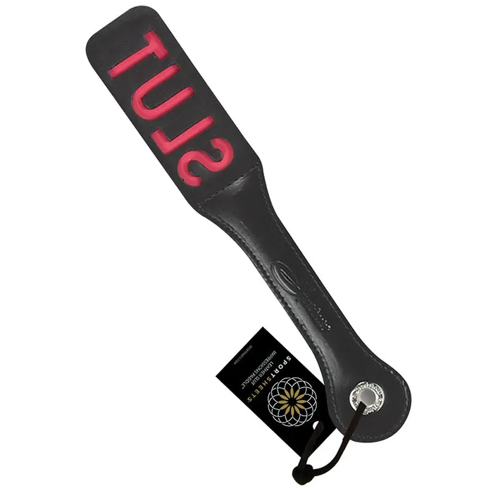 SPORTSHEETS Sportsheets Slut Impression Paddle 12 Female Sex Toys