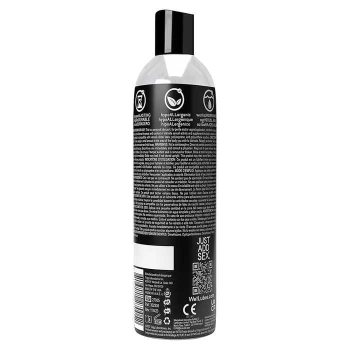 Wet Platinum Luxury Silicone Based Lubricant 4oz WET Lubricants