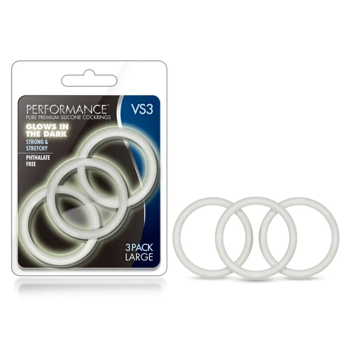 Female Sex Toys Performance Vs3 Pure Premium Silicone Cockrings Large White Blush Novelties Female Sex Toys Performance Vs3 Pure Premium Silicone Cockrings Large White Blush Novelties