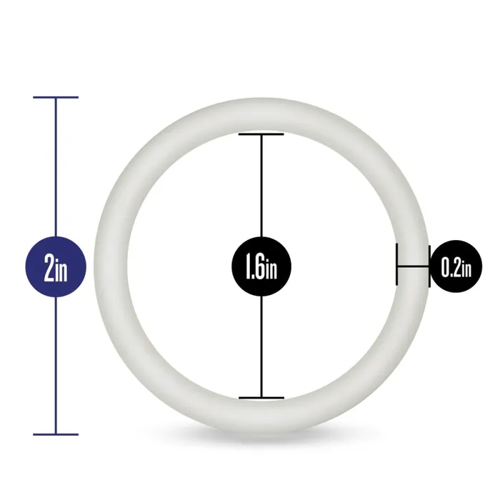 Female Sex Toys Performance Vs3 Pure Premium Silicone Cockrings Large White Blush Novelties Female Sex Toys Performance Vs3 Pure Premium Silicone Cockrings Large White Blush Novelties
