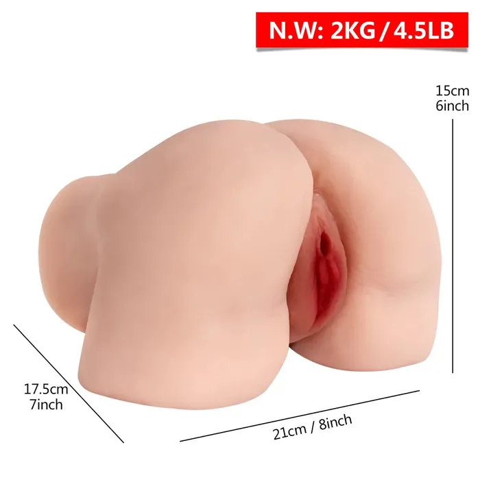 honeysx Male Sex Toys Realistic Pussy Ass Stroker With Vagina And Anal Channel