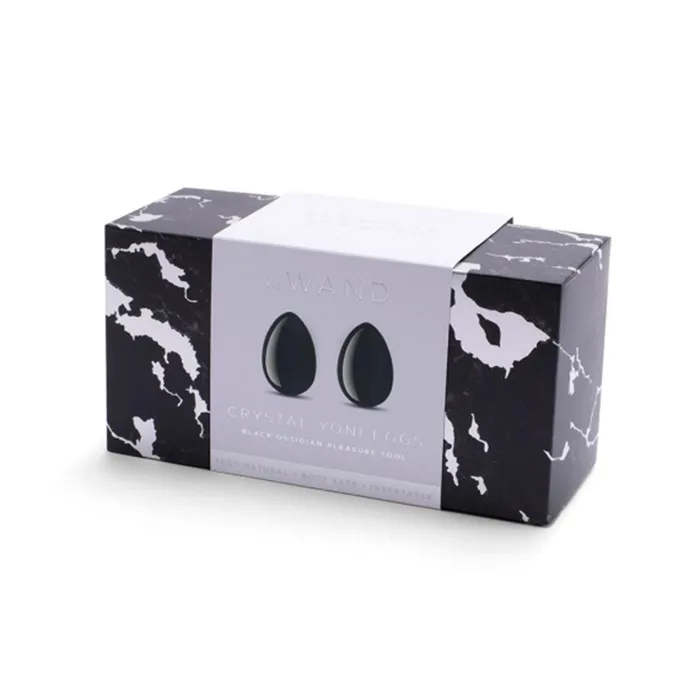 Le Wand Crystal Yoni Eggs Black Obsidian Le Wand Vibrators