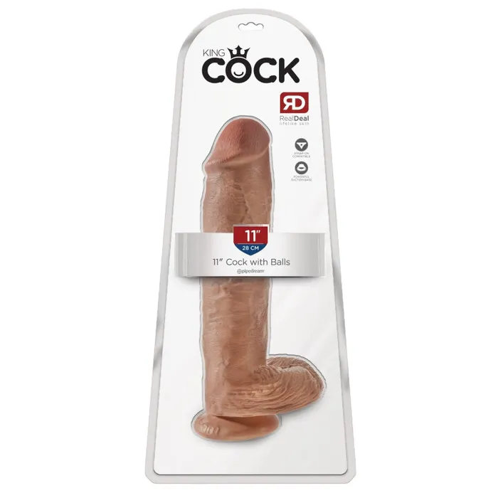 Pipedream Dildos King Cock 11 Cock With Balls Tan Pipedream Dildos King Cock 11 Cock With Balls Tan