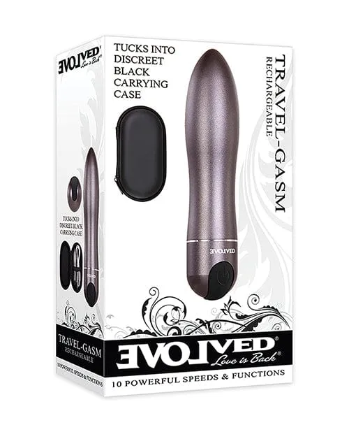Vibrators Evolved Novelties Evolved Travel Gasm Bullet Grey