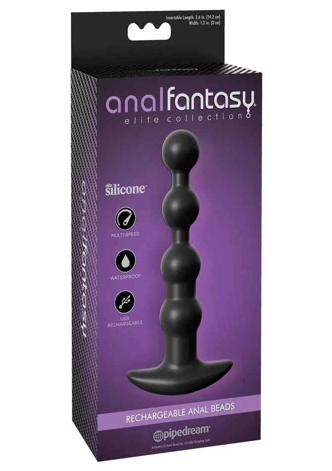 Anal Fantasy Elite Silicone Rechargeable Anal Beads Waterproof Anal Fantasy Elite Male Sex Toys Anal Fantasy Elite Silicone Rechargeable Anal Beads Waterproof Anal Fantasy Elite Male Sex Toys