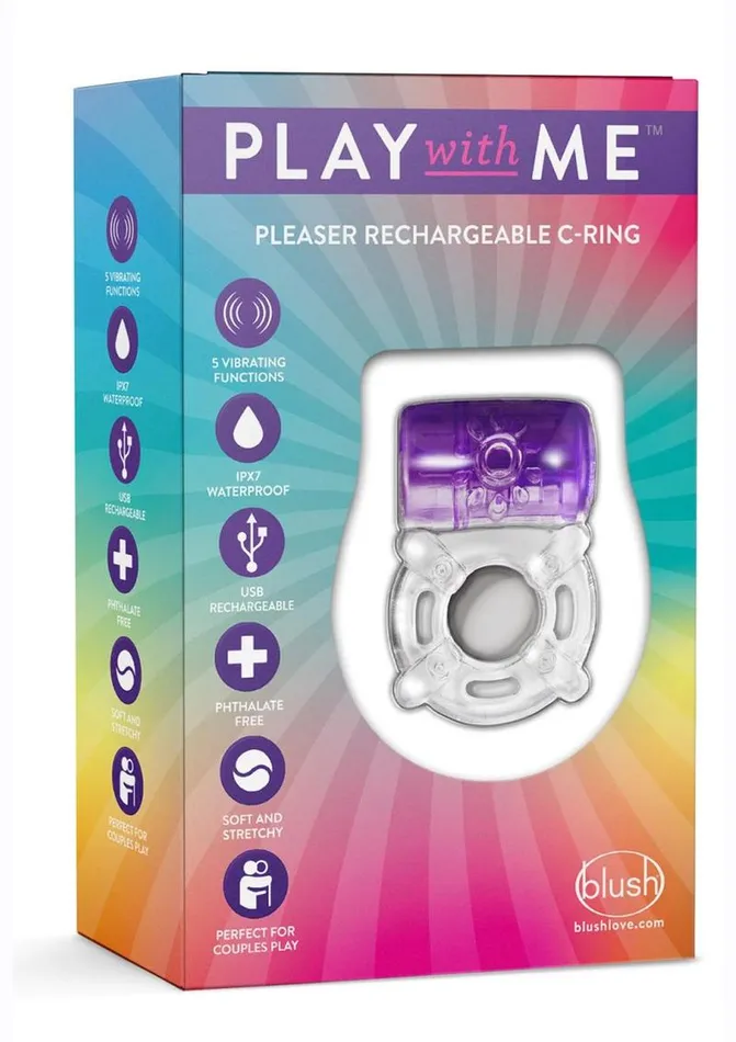 Couples Play with Me by Blush Play with Me Pleaser Rechargeable Cock Ring