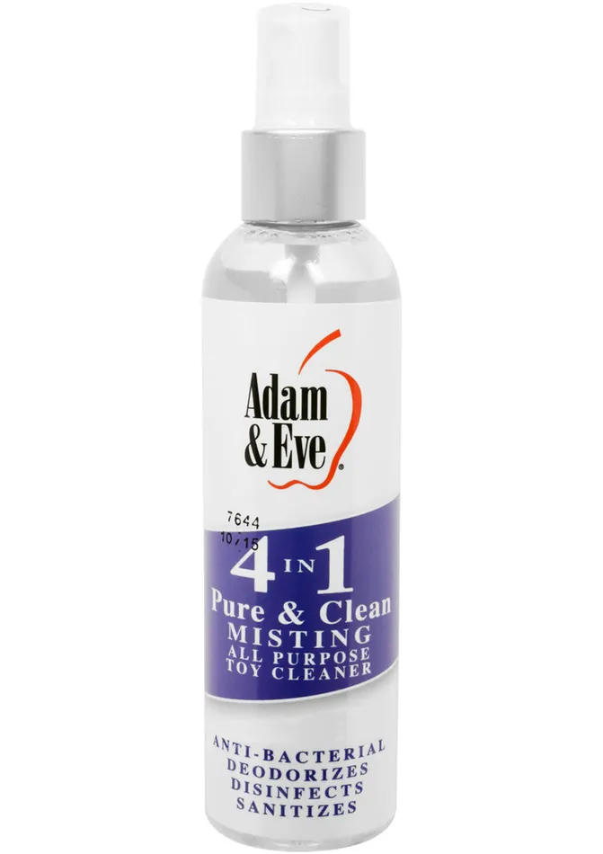 Male Sex Toys Adam and Eve Adam and Eve 4 In 1 Pure and Clean Misting All Purpose Toy Cleaner