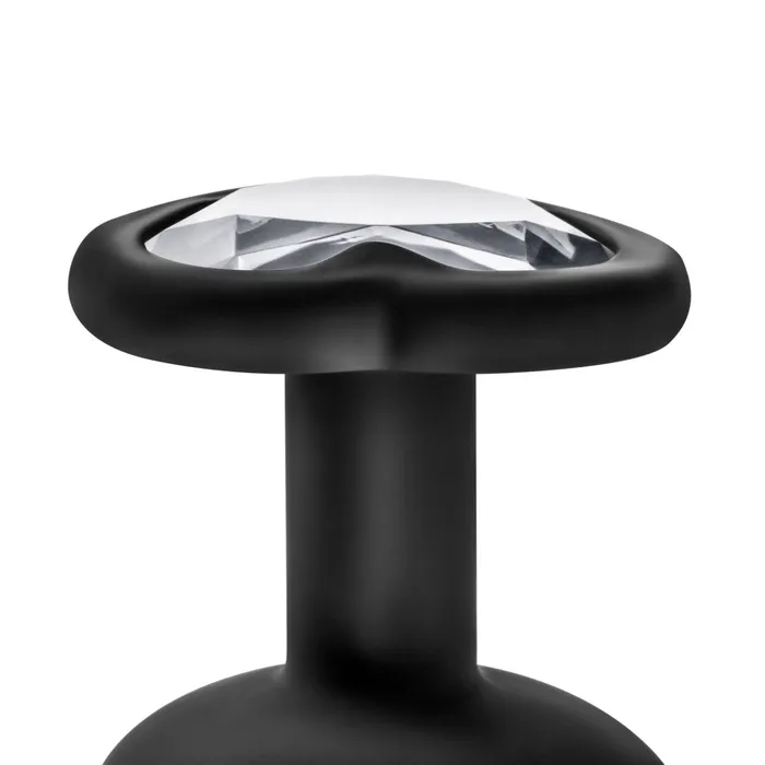 Anal Temptasia Bling Plug Medium Black Blush Novelties Anal Temptasia Bling Plug Medium Black Blush Novelties