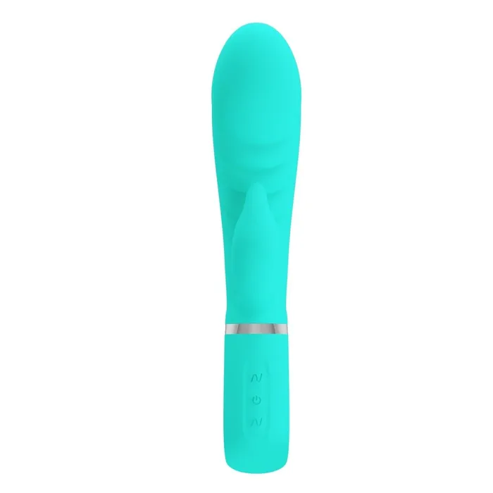 Pretty Love Vibrators Prescott Super Soft Rabbit Silicone Vibrator Teal Pretty Love Vibrators Prescott Super Soft Rabbit Silicone Vibrator Teal