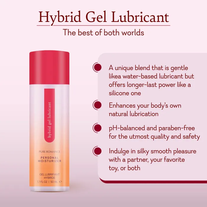 Sexual Health Wellbeing Pure Romance by Valerie Hybrid Gel Unflavored Lubricant