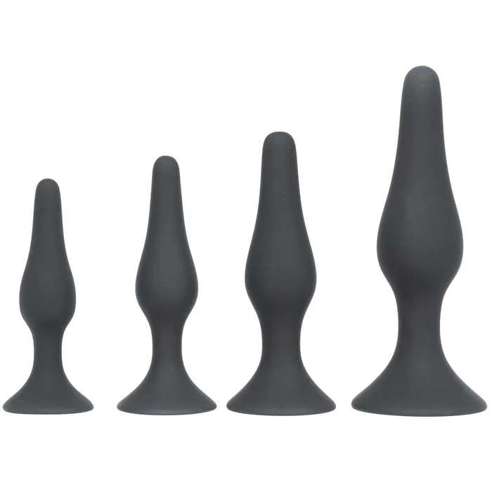Anal Simpli Pleasure V2 Backdoor Bliss 4 Size Silicone Suction Cup Butt Plug Training Set Anal Simpli Pleasure V2 Backdoor Bliss 4 Size Silicone Suction Cup Butt Plug Training Set