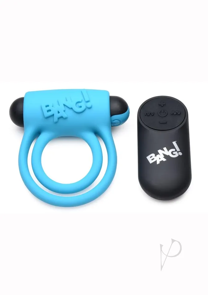 BANG Vibrators Bang Cring and Bullet Wremote Blue