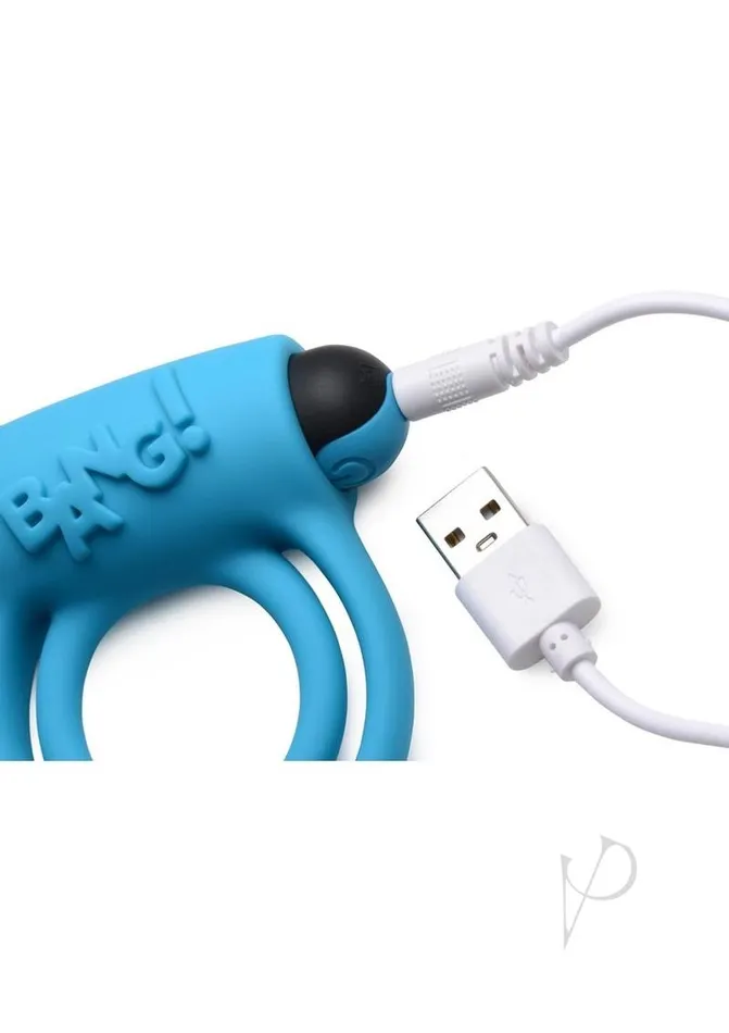 BANG Vibrators Bang Cring and Bullet Wremote Blue