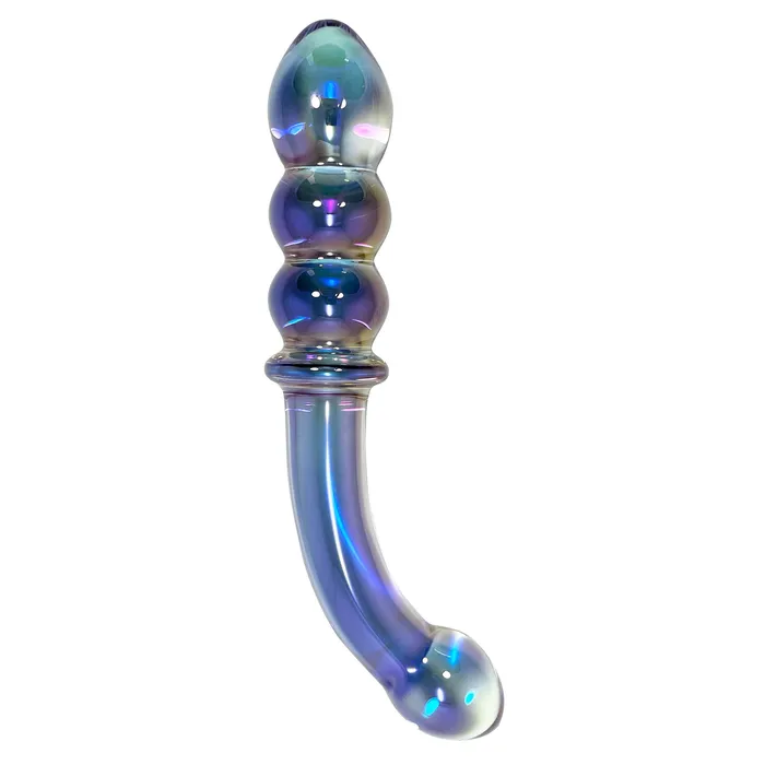 Castle Female Sex Toys Fetish Pleasure Play Smokey Glass Iridescent Bulbed Wand Castle Female Sex Toys Fetish Pleasure Play Smokey Glass Iridescent Bulbed Wand