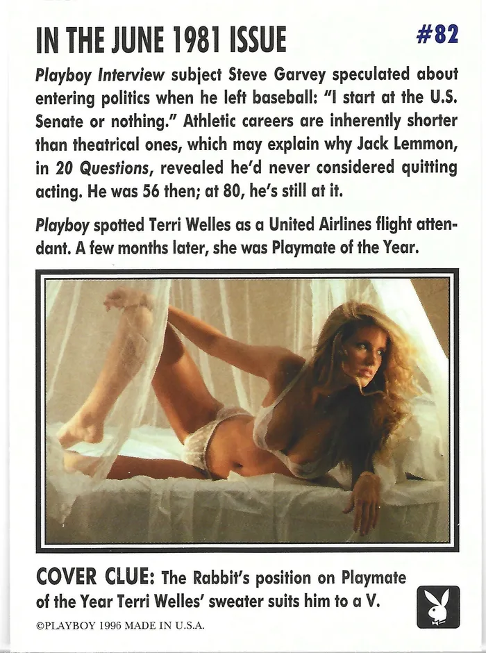 Dans Cards Playboy Centerfolds June Edition Cover Terri Welles Card 82 Couples Dans Cards Playboy Centerfolds June Edition Cover Terri Welles Card 82 Couples