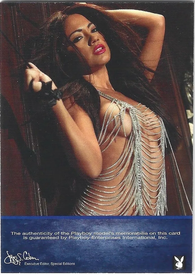 Dans Cards Vibrators Playboys Bare Assets Jessica Burciaga Gold Foil Memorabilia Card Dans Cards Vibrators Playboys Bare Assets Jessica Burciaga Gold Foil Memorabilia Card