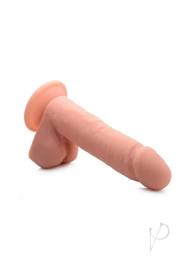 Dildos Big Shot Vibe Sil Dildo W Balls Vanilla Big Shot