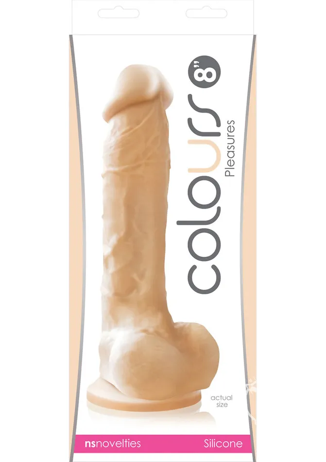 Dildos Colours Colours Pleasures Dong 8 White