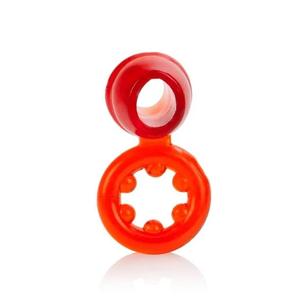 Dual Support Magnum Ring in Red California Exotics Vibrators