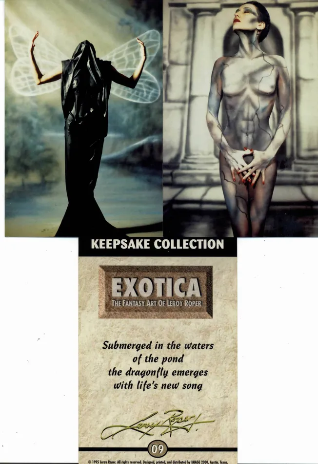 Image 2000 Exotica Keepsake Collection set 10 cards oversized 4 x 6 cards Peter Comparettos Cards Female Sex Toys
