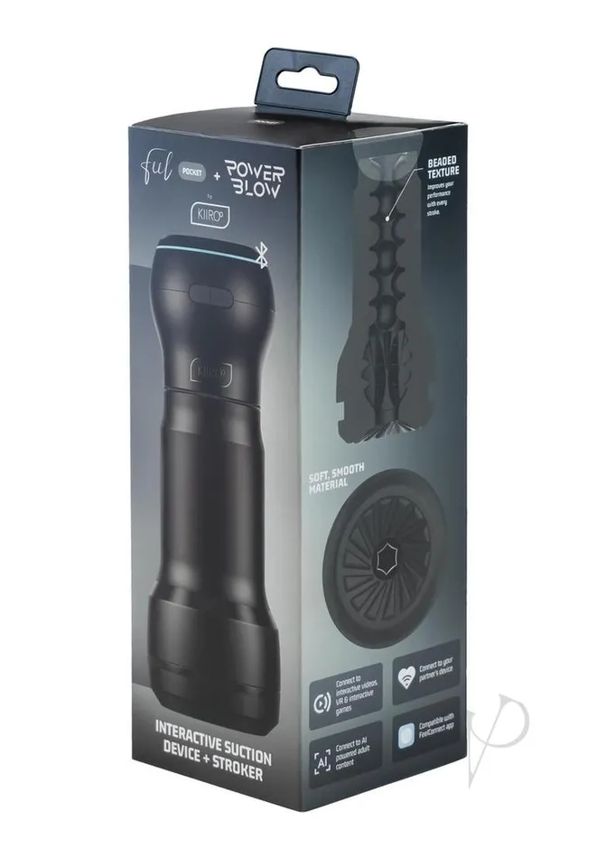 Kiiroo Vibrators Kiiroo Feel Pocket Powerblow Blk