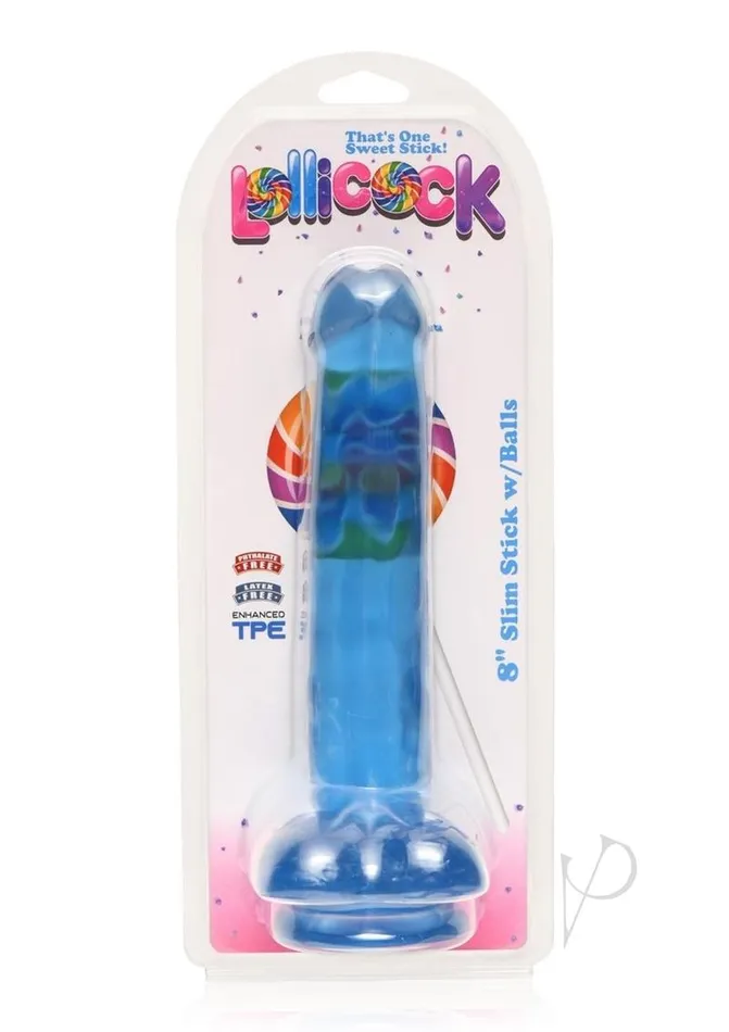 Lollicock Slim Stick Wballs 8 Berry Lollicock Dildos
