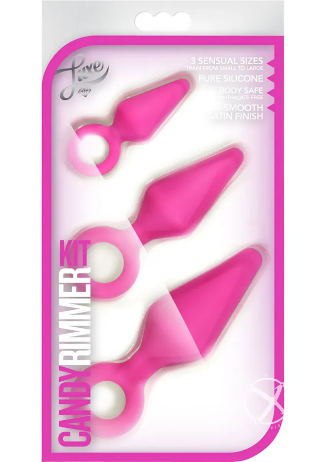 Luxe Candy Rimmer Kit Pink Luxe Vibrators