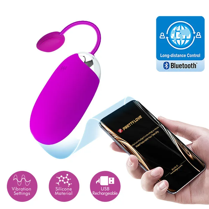 Just Undies Vibrators Pretty Love Abner Vibrating Egg