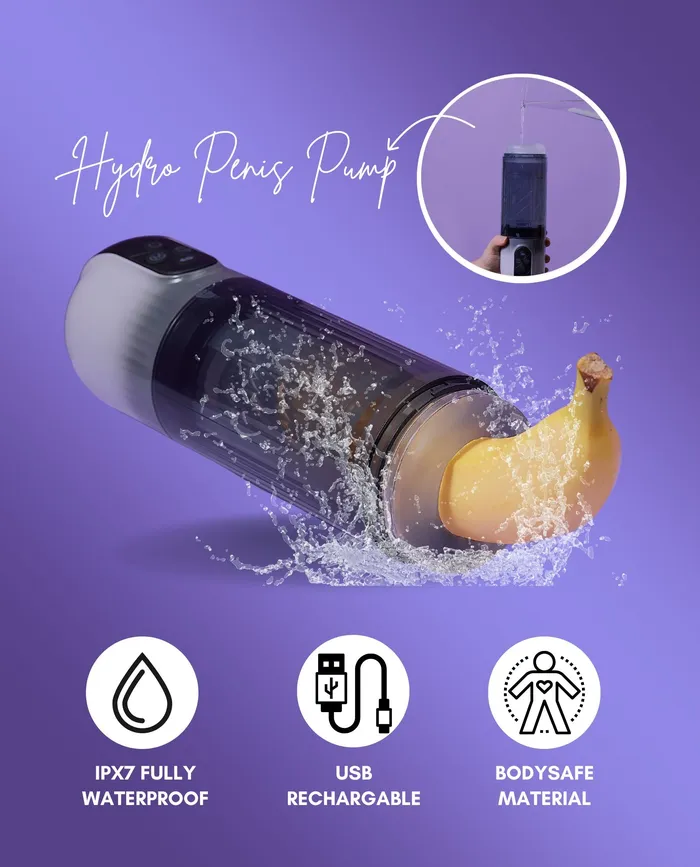 Male Sex Toys Poseidon Rotating Suction Masturbator Winyi