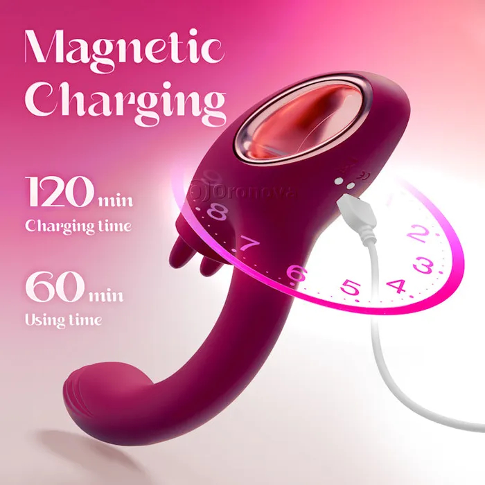 Oronova Vibrators Twin Licking GSpot Vibrator