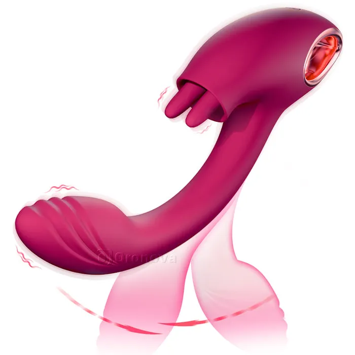 Oronova Vibrators Twin Licking GSpot Vibrator