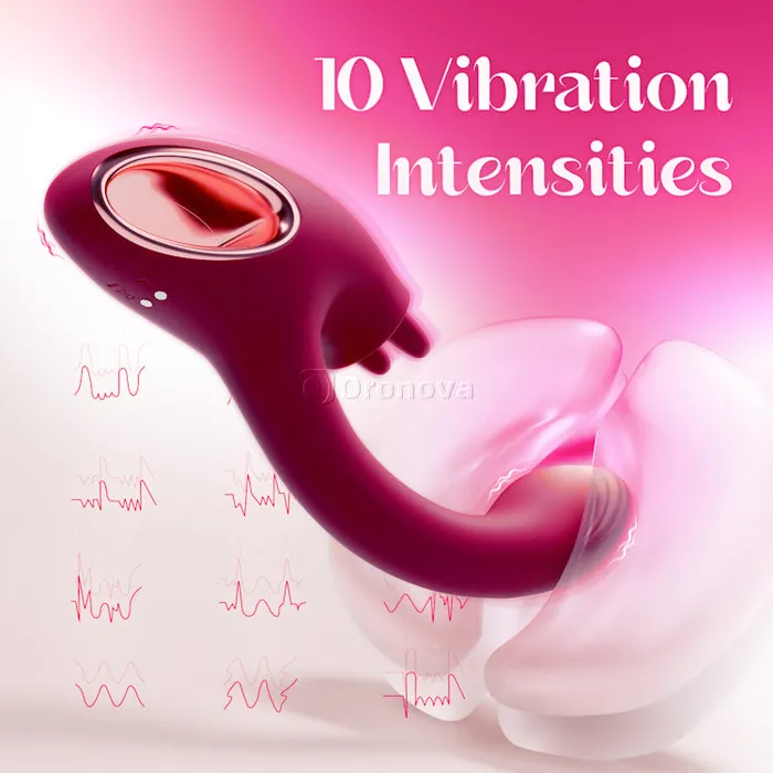 Oronova Vibrators Twin Licking GSpot Vibrator