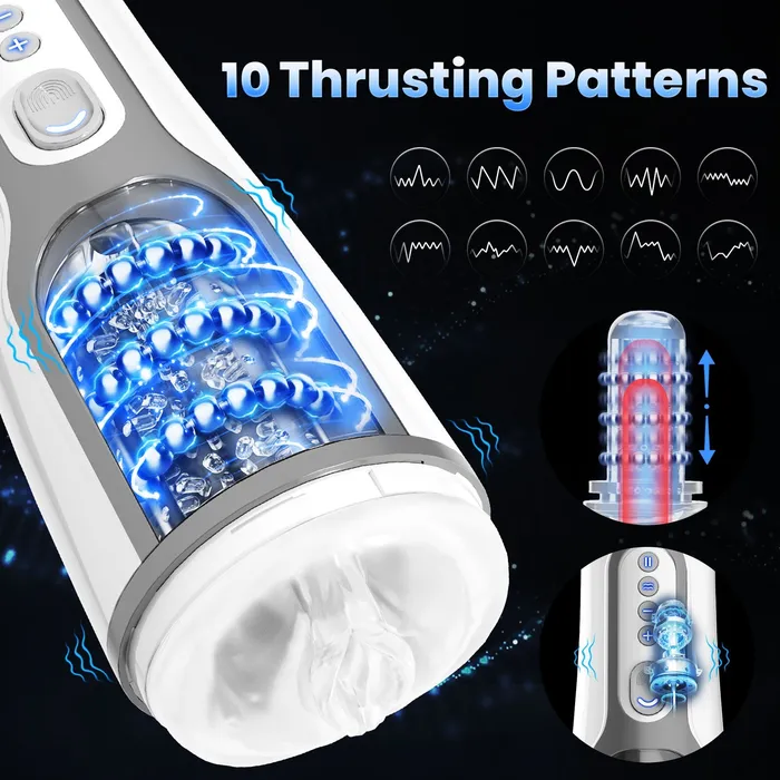 Sensual Rotating Roller Masturbator with Intense Stimulation Oronova Male Sex Toys