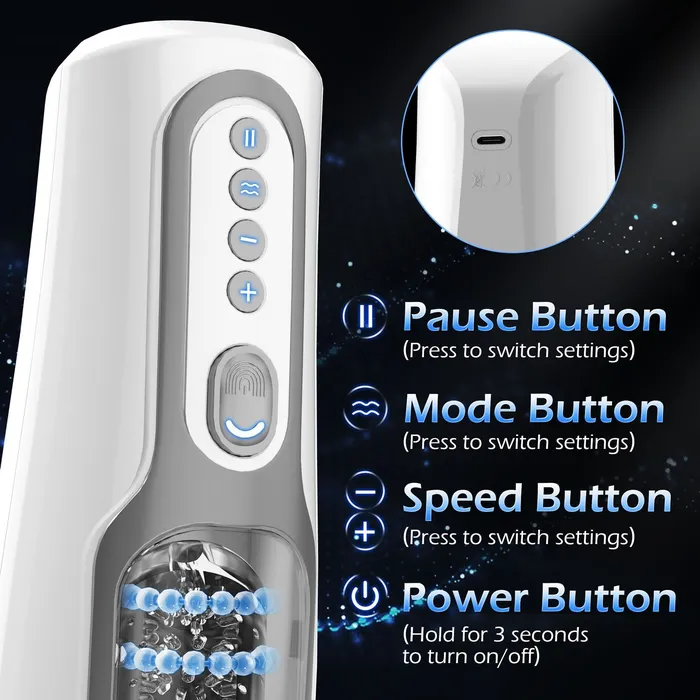 Sensual Rotating Roller Masturbator with Intense Stimulation Oronova Male Sex Toys
