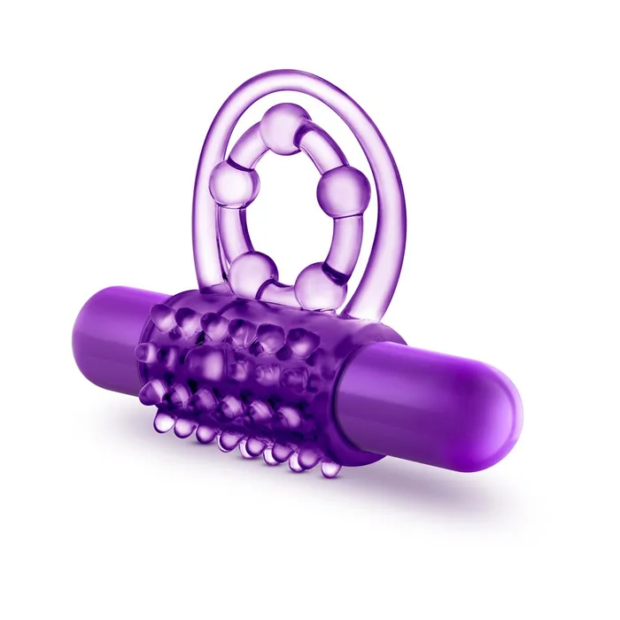 Blush Play With Me The Player Vibrating Double Strap CRing Purple Couples Blush Play With Me The Player Vibrating Double Strap CRing Purple Couples