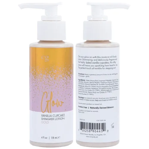 Dildos CG Glow Vanilla Cupcake Shimmer Lotion CG