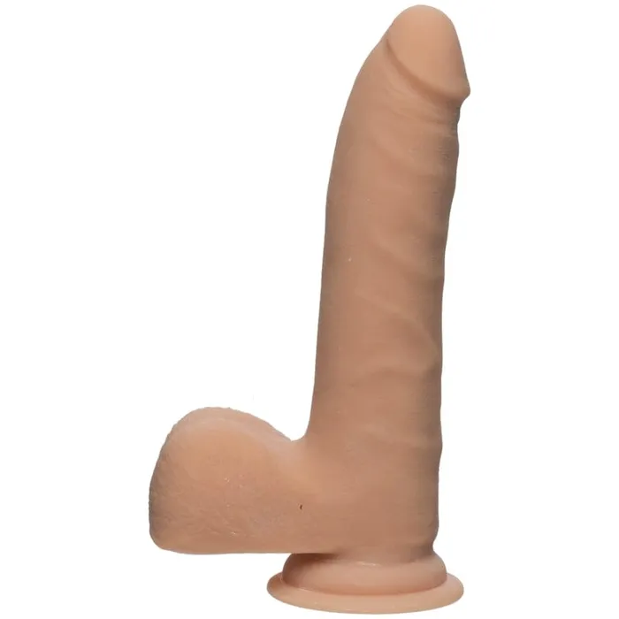 Dildos Doc Johnson Doc Johnson The D Realistic D UltraSkyn Slim 7 with Balls Vanilla