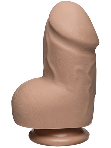 Doc Johnson Dildos THE D FAT D 6 INCH WITH BALLS FIRMSKYN